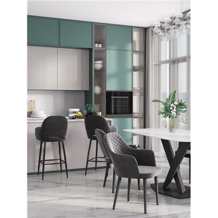 Стул|Stool Group|Стул Венера диамант велюр серый металлический каркас