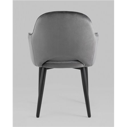 Стул|Stool Group|Стул Венера диамант велюр серый металлический каркас