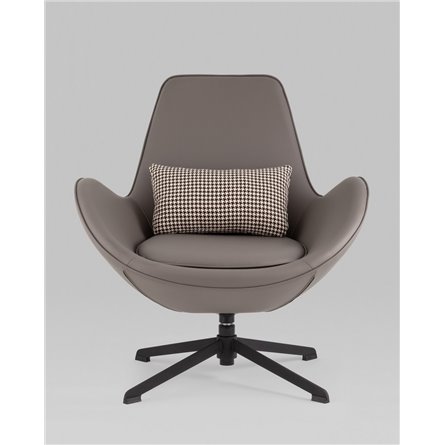 Кресло|TopChairs|Ostra экокожа серый