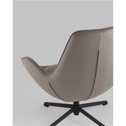 Кресло|TopChairs|Ostra экокожа серый