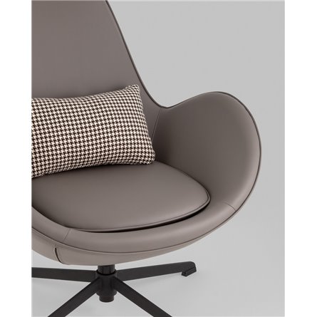 Кресло|TopChairs|Ostra экокожа серый