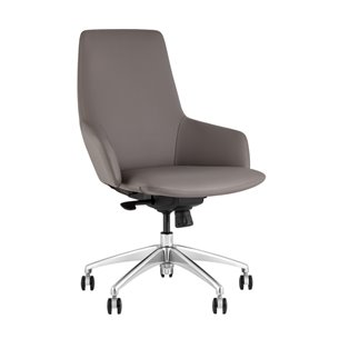 Кресло офисное TopChairs Bow серый