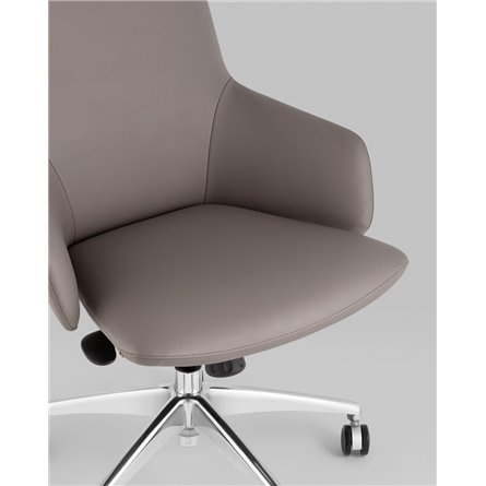 Компьютерное кресло|TopChairs|офисное TopChairs Bow серый