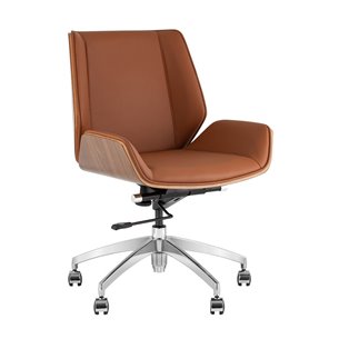 Кресло офисное TopChairs Crown SN коричневый