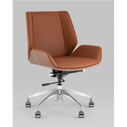 Компьютерное кресло|TopChairs|офисное TopChairs Crown SN коричневый