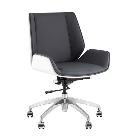 Кресло офисное TopChairs Crown SN серо-голубой