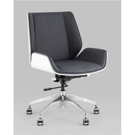 Компьютерное кресло|TopChairs|офисное TopChairs Crown SN серо-голубой