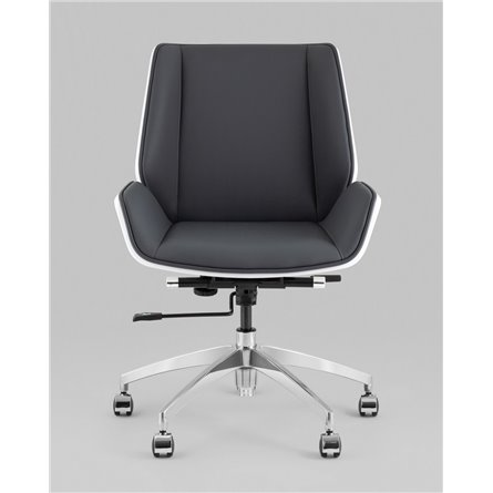 Компьютерное кресло|TopChairs|офисное TopChairs Crown SN серо-голубой