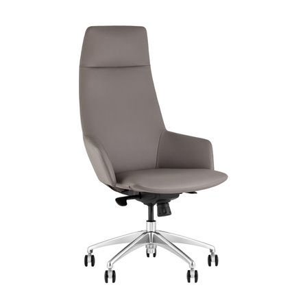 Кресло руководителя TopChairs Bow серый
