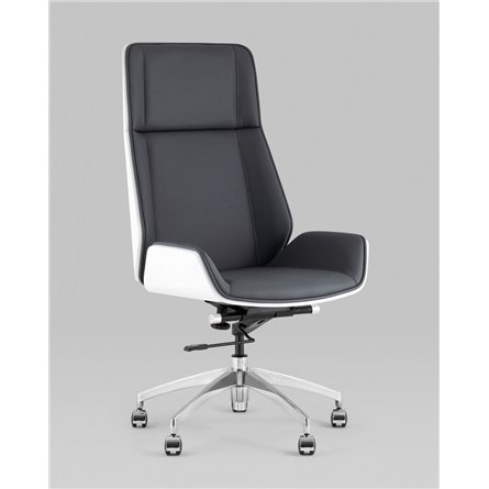 Компьютерное кресло|TopChairs|руководителя TopChairs Crown SN серо-голубой