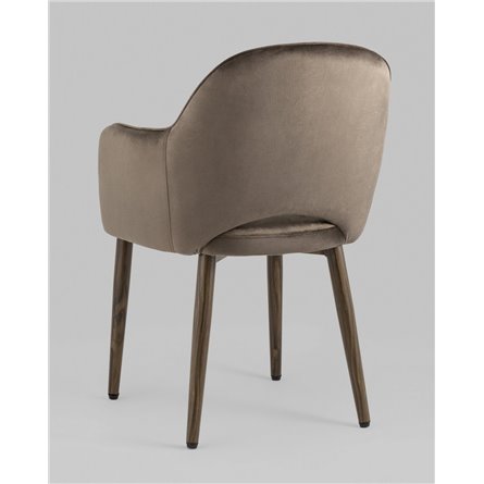 Комплект из двух стульев|Stool Group|Венера диамант велюр коричневый 2 шт