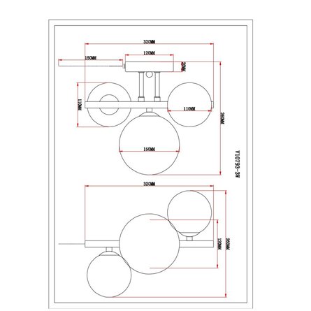 Бра|Moderli|Moderli V10793-3W Renny