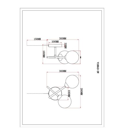 Бра|Moderli|Moderli V10843-2W Molecule
