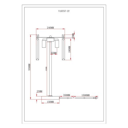 Лампа настольная|Moderli|Moderli V10757-3T Levi настольная
