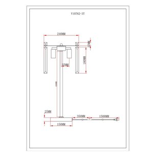 Лампа настольная|Moderli|Moderli V10762-3T Levi настольная