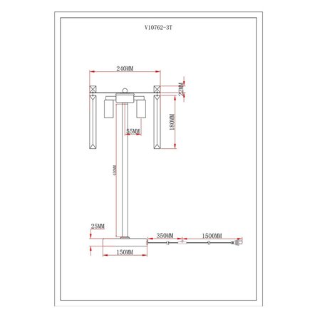 Лампа настольная|Moderli|Moderli V10762-3T Levi настольная