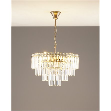 Люстра|Moderli|Moderli V10738-9P Crystal подвесная