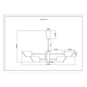 Люстра|Moderli|Moderli V10807-8P Avery подвесная