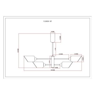 Люстра|Moderli|Moderli V10809-8P Avery подвесная