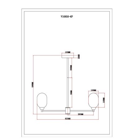 Люстра|Moderli|Moderli V10850-6P Gracy подвесная