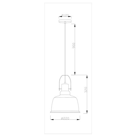 Светильник|Moderli|Moderli V1440-1P Felex 1*E27*60W подвесной
