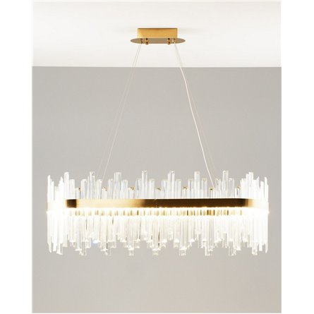 Светильник|Moderli|в стиле модерн Moderli V9090-PL Citro прозрачный хрусталь подвесной