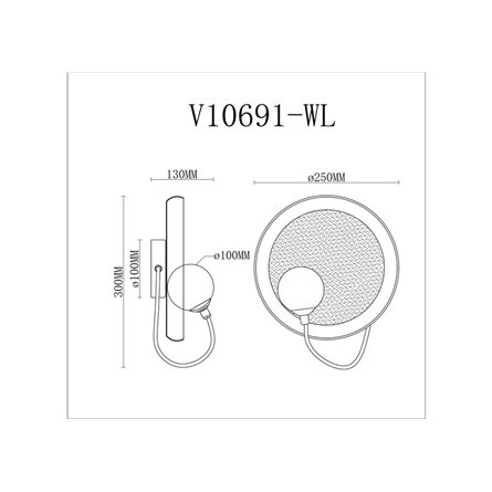 Светильник|Moderli|Moderli V10691-WL Cosmi настенный светодиодный