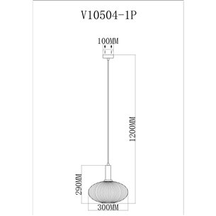 Светильник|Moderli|Moderli V10504-1P Boise подвесной