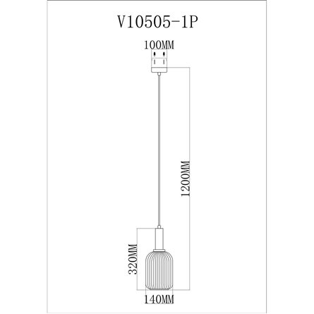 Светильник|Moderli|Moderli V10505-1P Boise подвесной