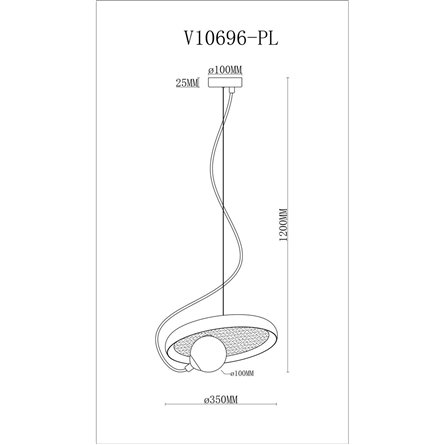 Светильник|Moderli|Moderli V10696-PL Cosmi подвесной