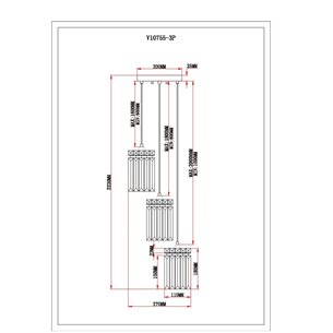 Светильник|Moderli|Moderli V10755-3P Levi подвесной