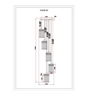 Светильник|Moderli|Moderli V10756-5P Levi подвесной