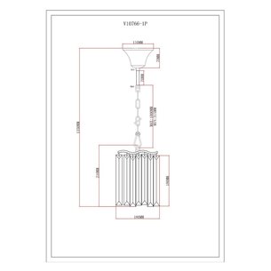 Светильник|Moderli|Moderli V10766-1P Wave подвесной