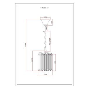 Светильник|Moderli|Moderli V10771-1P Wave подвесной
