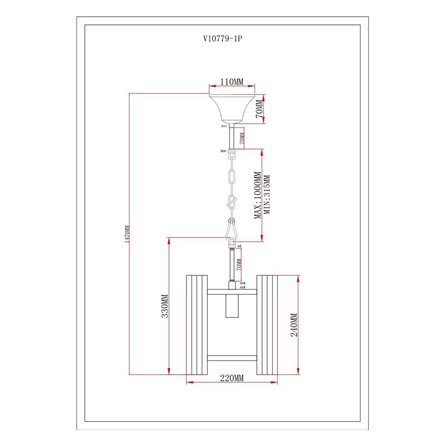 Светильник|Moderli|Moderli V10779-1P Monte подвесной