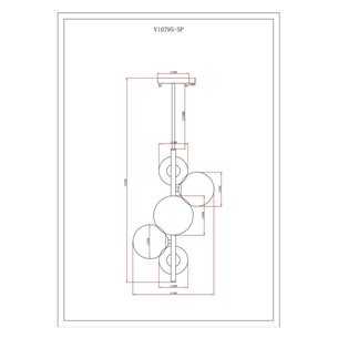 Светильник|Moderli|Moderli V10795-5P Renny подвесной