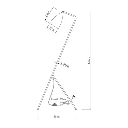 Торшер|Moderli|Moderli V10999-F Show в дизайнерском стиле