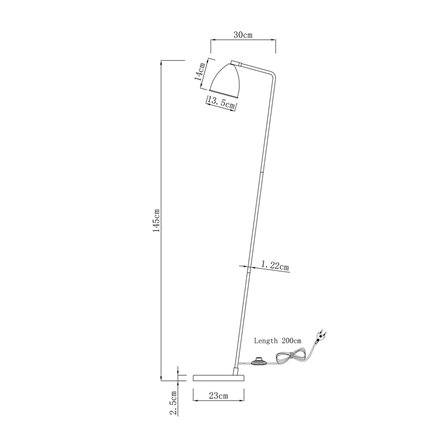 Торшер|Moderli|Moderli V11001-F Otto в дизайнерском стиле
