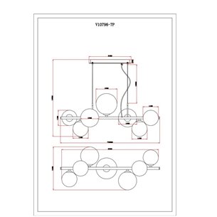 Светильник|Moderli|Moderli V10796-7P Renny подвесной