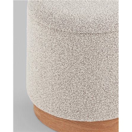 Пуф|Stool Group|с ящиком Холли S букле бежевый