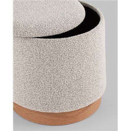 Пуф|Stool Group|с ящиком Холли S букле бежевый