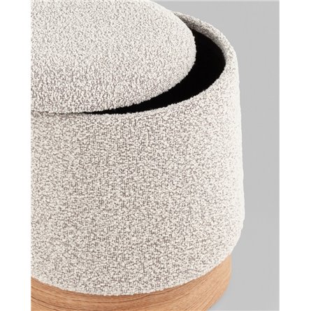 Пуф|Stool Group|с ящиком Холли XS букле бежевый