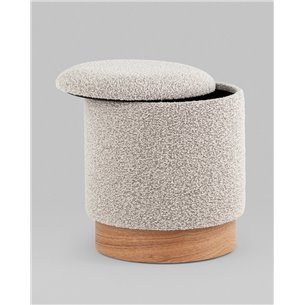 Пуф|Stool Group|с ящиком Холли XS букле бежевый