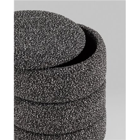 Пуф|Stool Group|с ящиком Hive XS букле черный меланж