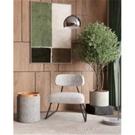 Пуф|Stool Group|с ящиком Хюгге S букле серый