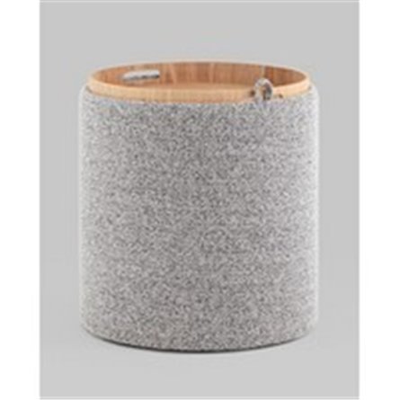 Пуф|Stool Group|с ящиком Хюгге S букле серый