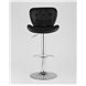 Стул барный|Stool Group|PORSCHE черный экокожа, прострочка, газлифт, хром Стул барный|Stool Group|PORSCHE черный экокожа, прострочка, газлифт, хром