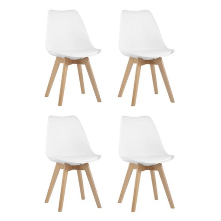 Стул FRANKFURT белый 4 шт.