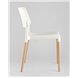 Комплект из четырех стульев|Stool Group|BISTRO белый пластик ножки из массива бука Комплект из четырех стульев|Stool Group|BISTRO белый пластик ножки из массива бука