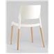 Комплект из четырех стульев|Stool Group|BISTRO белый пластик ножки из массива бука Комплект из четырех стульев|Stool Group|BISTRO белый пластик ножки из массива бука